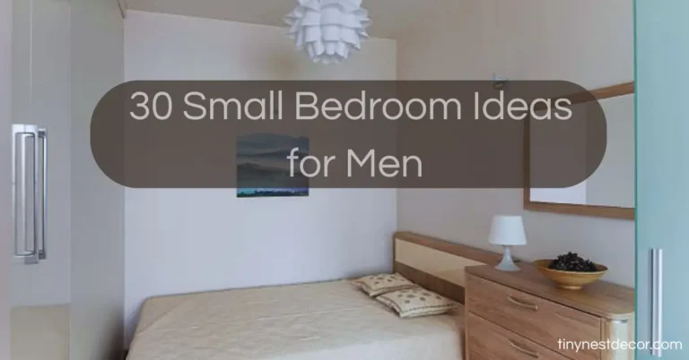 Small Bedroom Ideas for Men