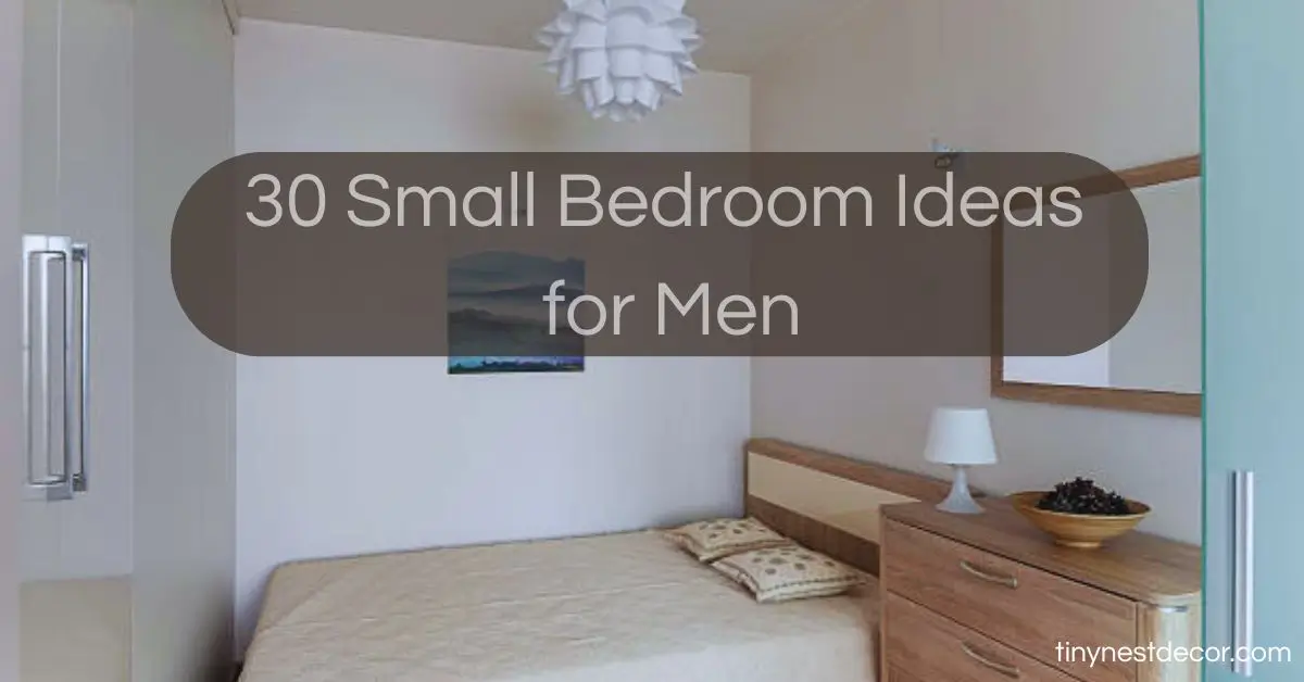 Small Bedroom Ideas for Men