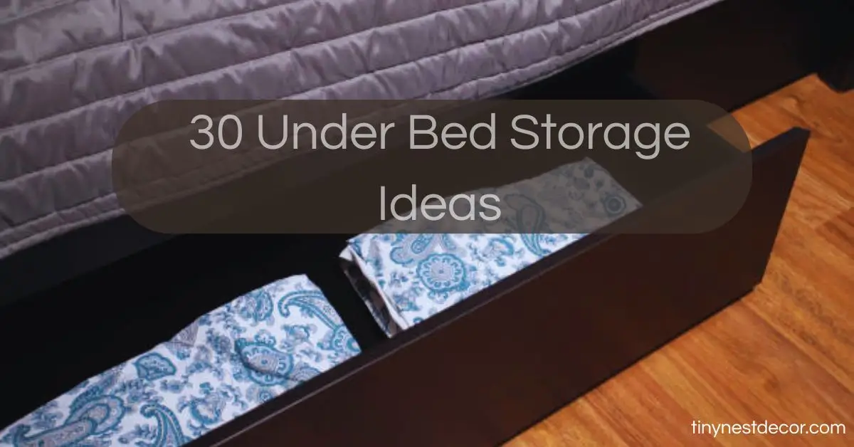 30 Under Bed Storage Ideas