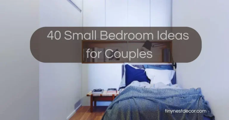 40 Small Bedroom Ideas for Couples That Look Expensive